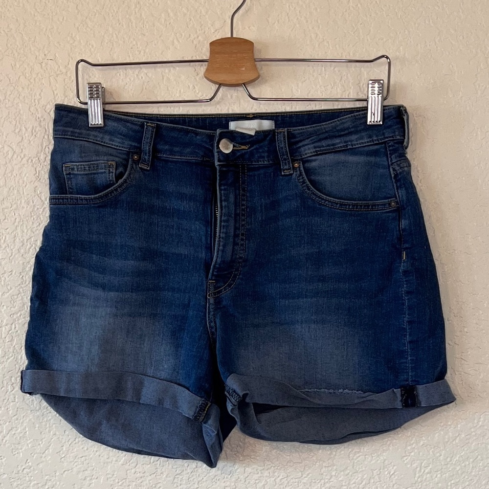 H&M Women's High Waisted Denim Shorts